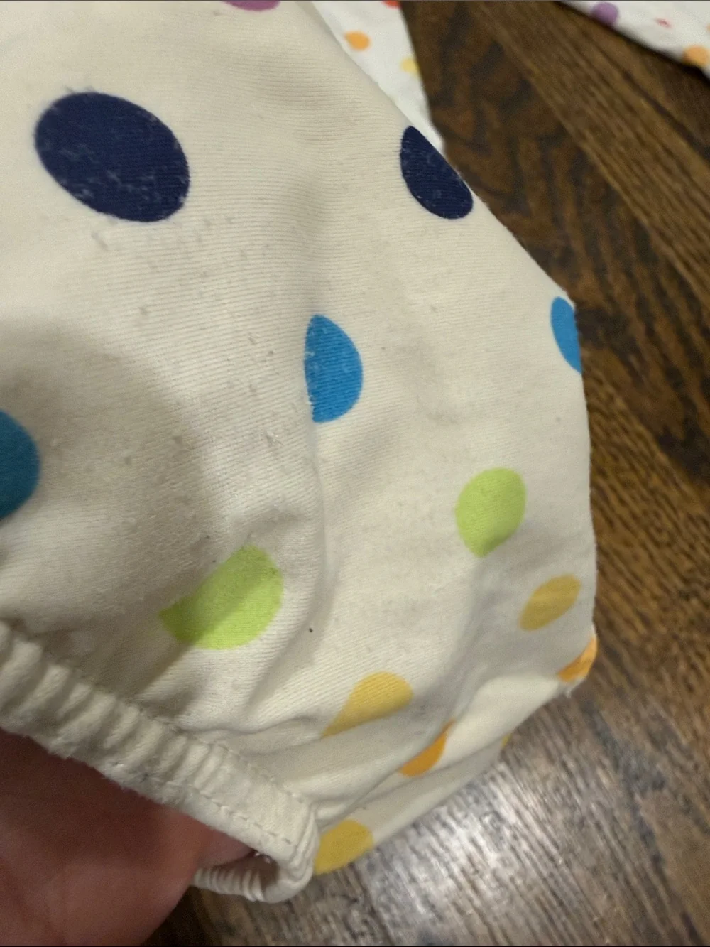 Primary Polka Dot Two Piece Swimsuit with Rashguard 18-24 Months